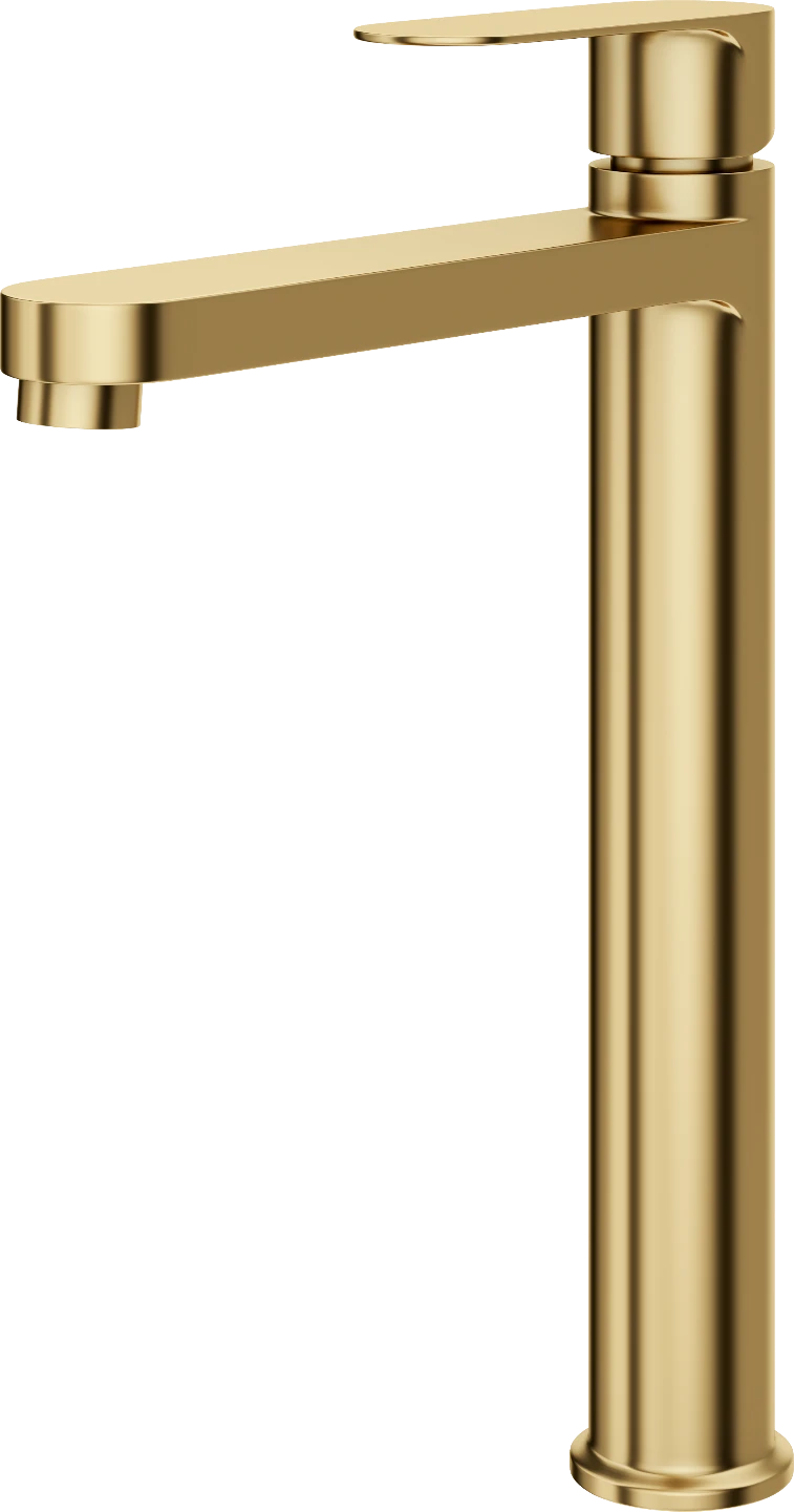 HELIOS Single lever Basin mixer (Tall) - Imperial Gold - Gold