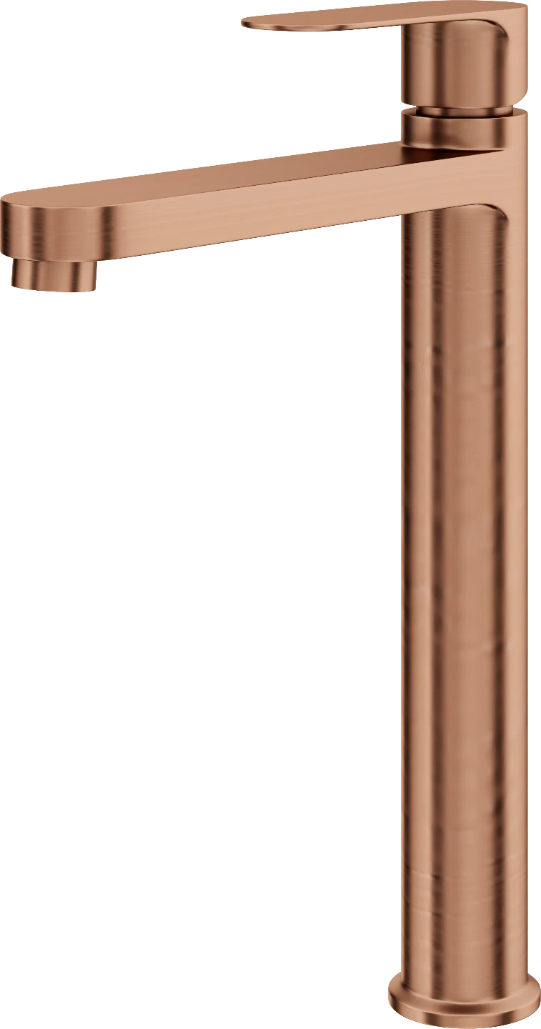 HELIOS Single lever Basin mixer (Tall) - Coral Gold - Rose Gold