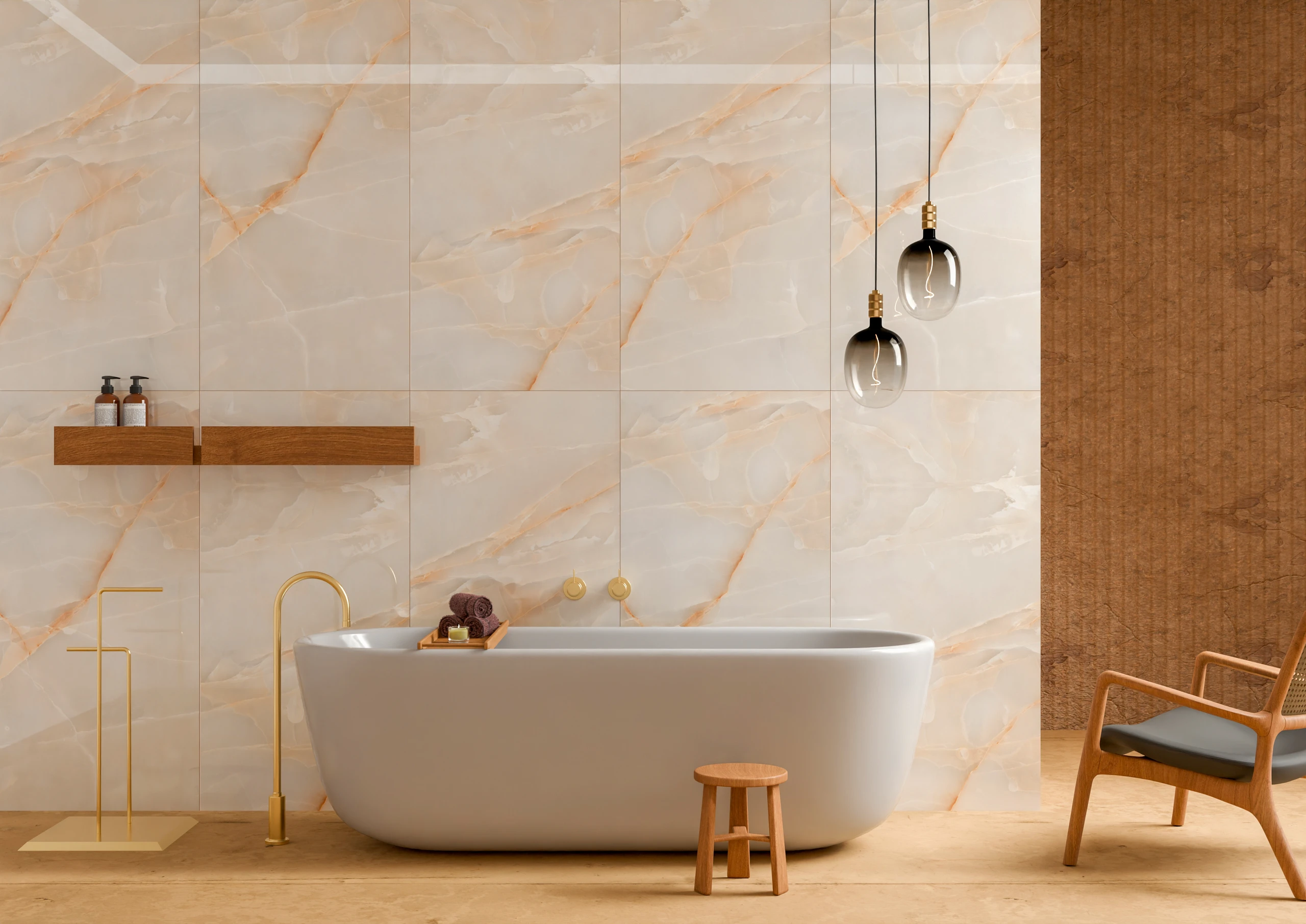 Murato - Premium Iris finish Marble ceramic tiles - Sez Industries