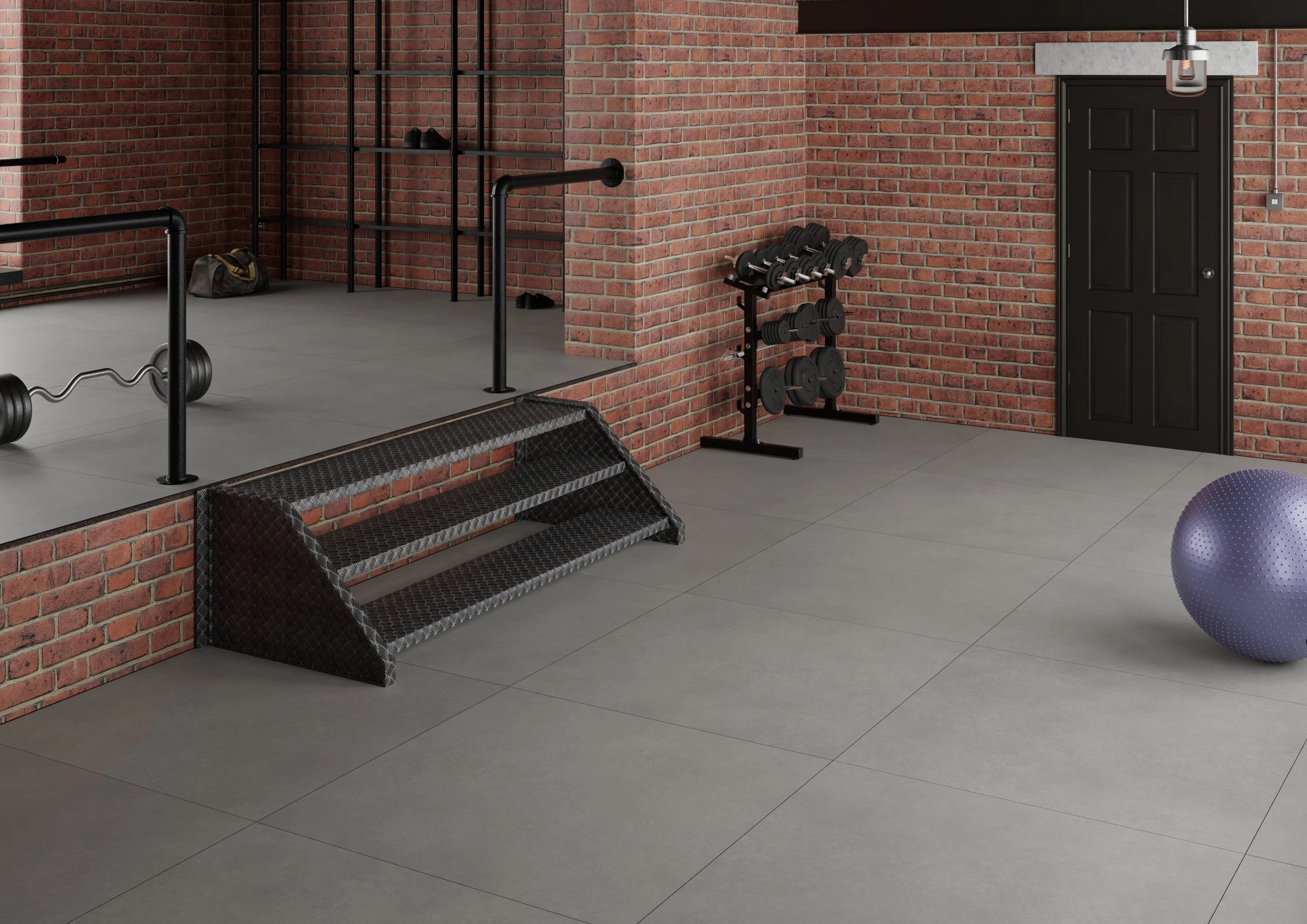 Snap Grey - Premium Matt finish Concrete ceramic tiles - Sez Industries