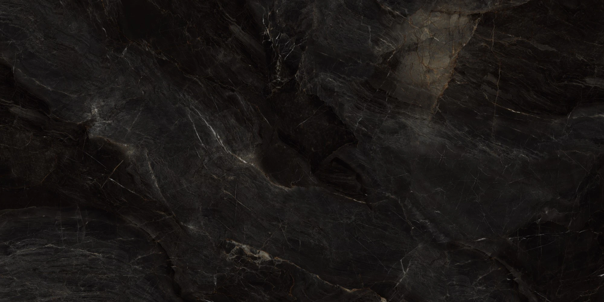 Astrix Black tile pattern - Marble design ceramic tiles application view