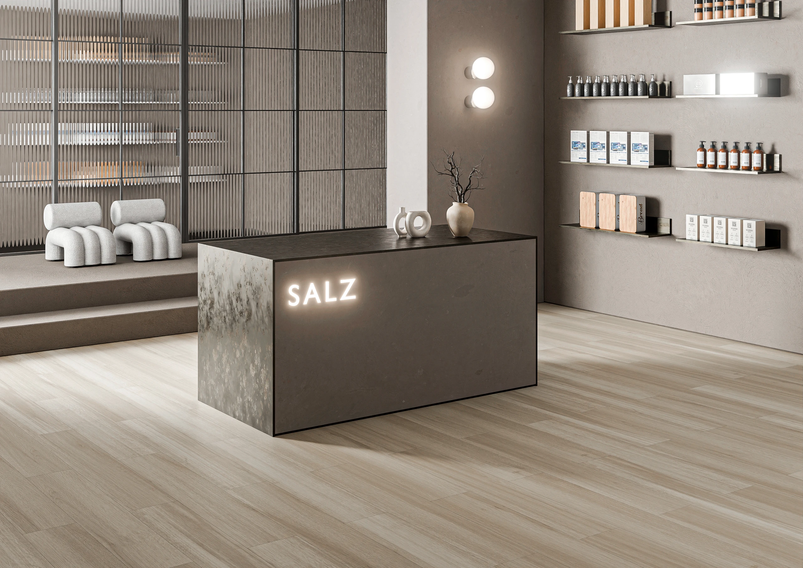 Bricola Light - Premium Matt finish Wood ceramic tiles - Sez Industries