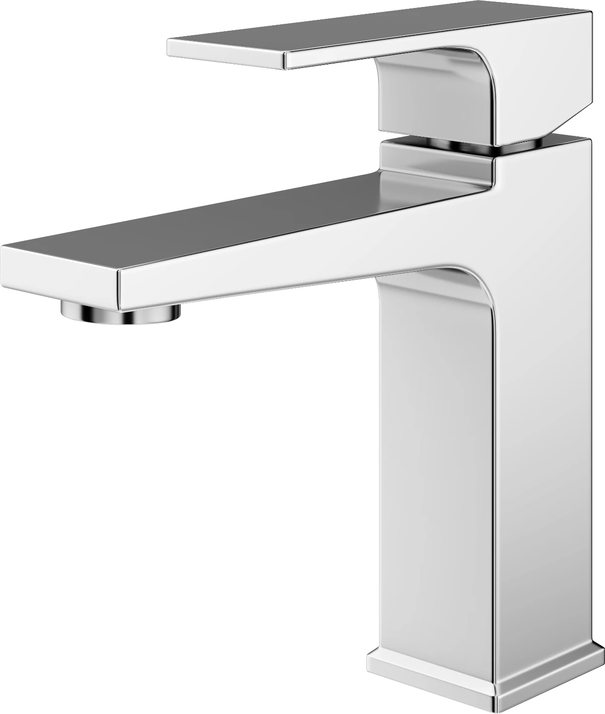 PHANTOM Single lever Basin mixer - Crystal Crome - Crome