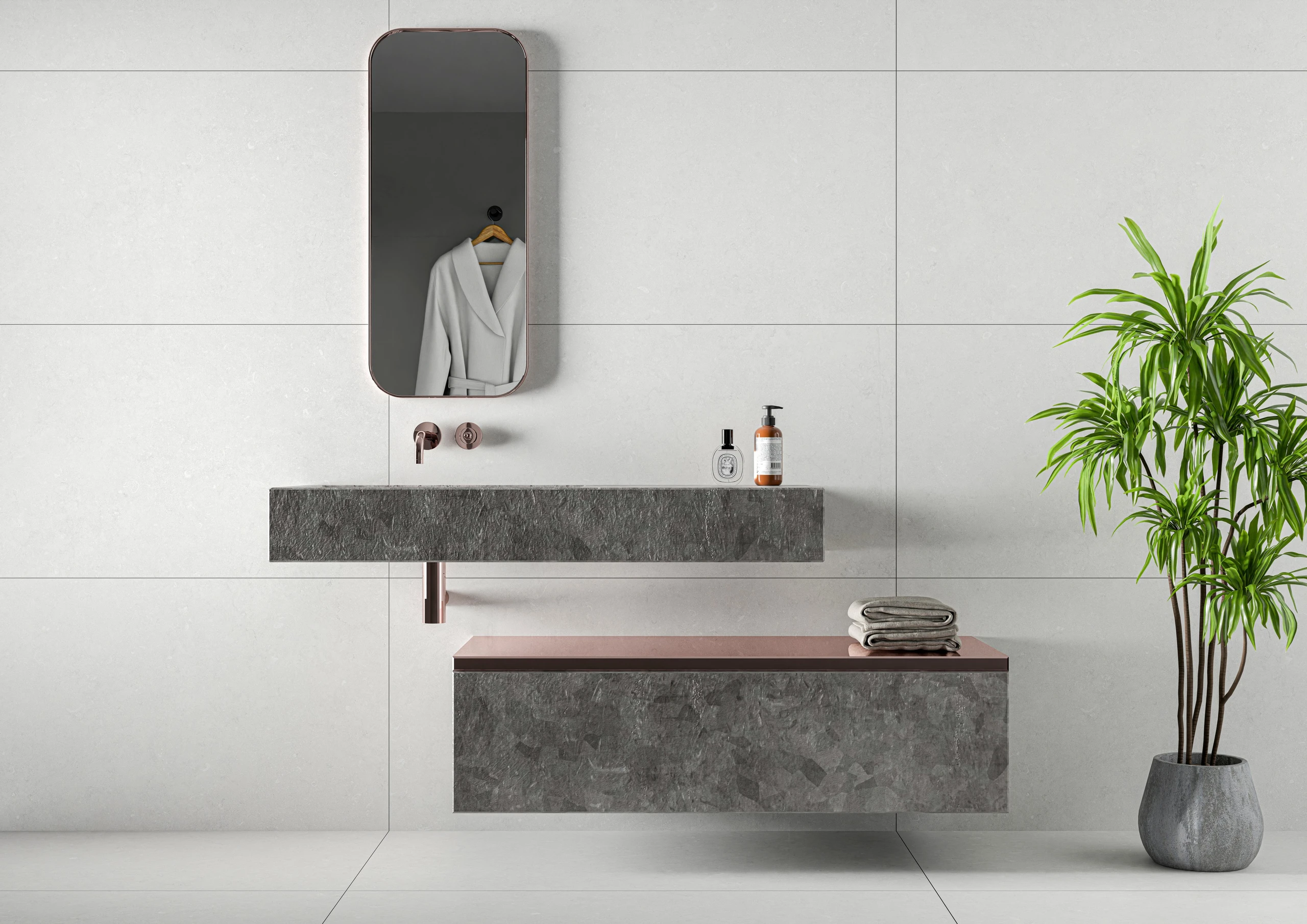 Arkety Bianco - Premium Matt finish Stone ceramic tiles - Sez Industries