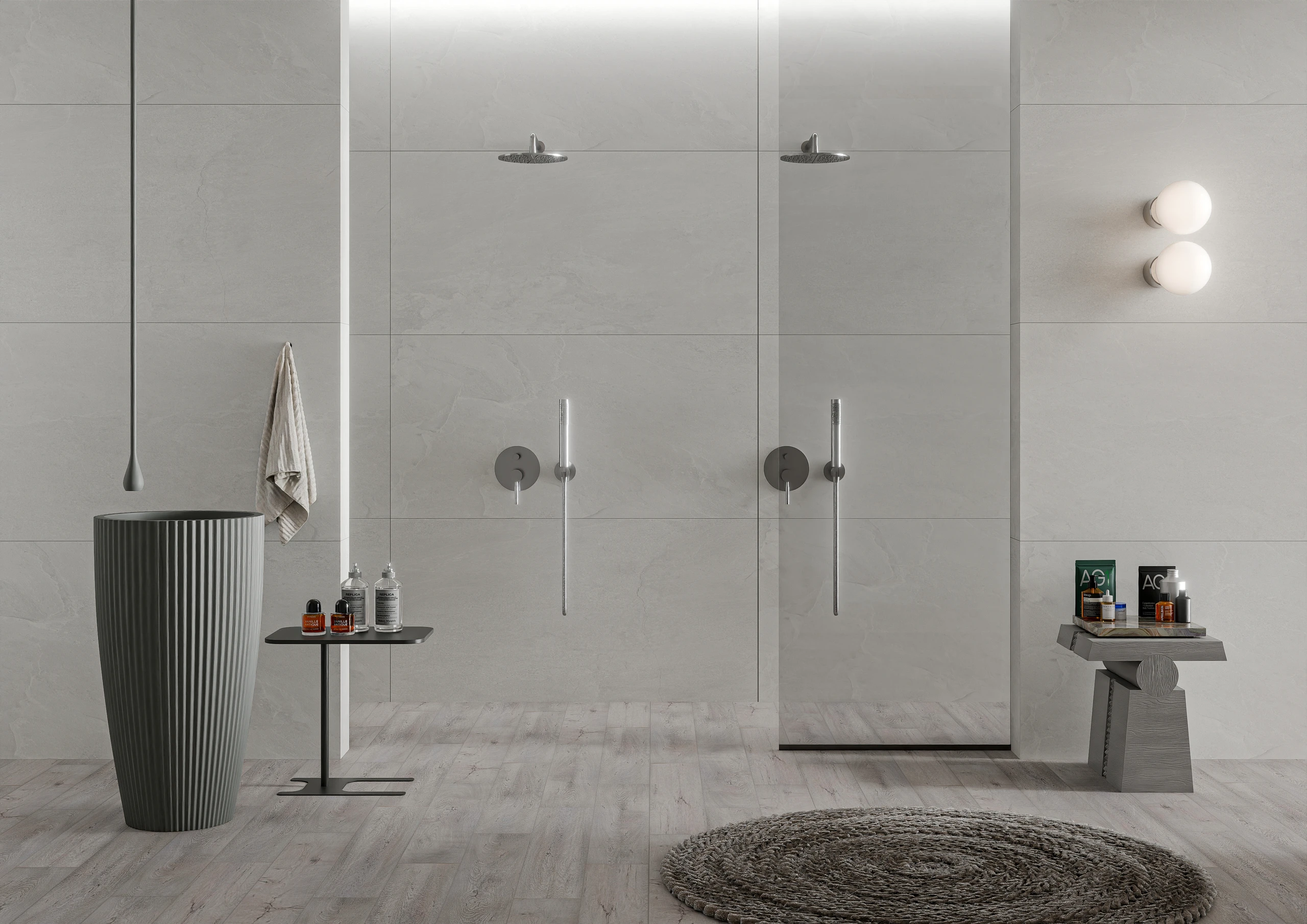 Provenza Bianco - Premium Matt finish Stone ceramic tiles - Sez Industries